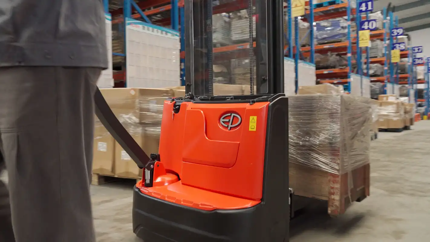 ESA121 elektrische stapelaar, 1200 kg, vanaf 2700 mm - Afbeelding 4