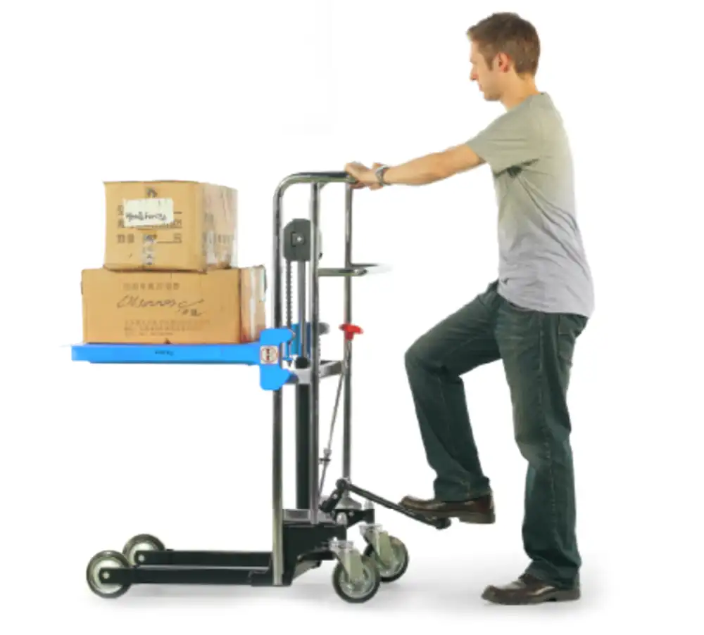 TFP04 hydraulische mini platformstapelaar 400 kg - Afbeelding 2