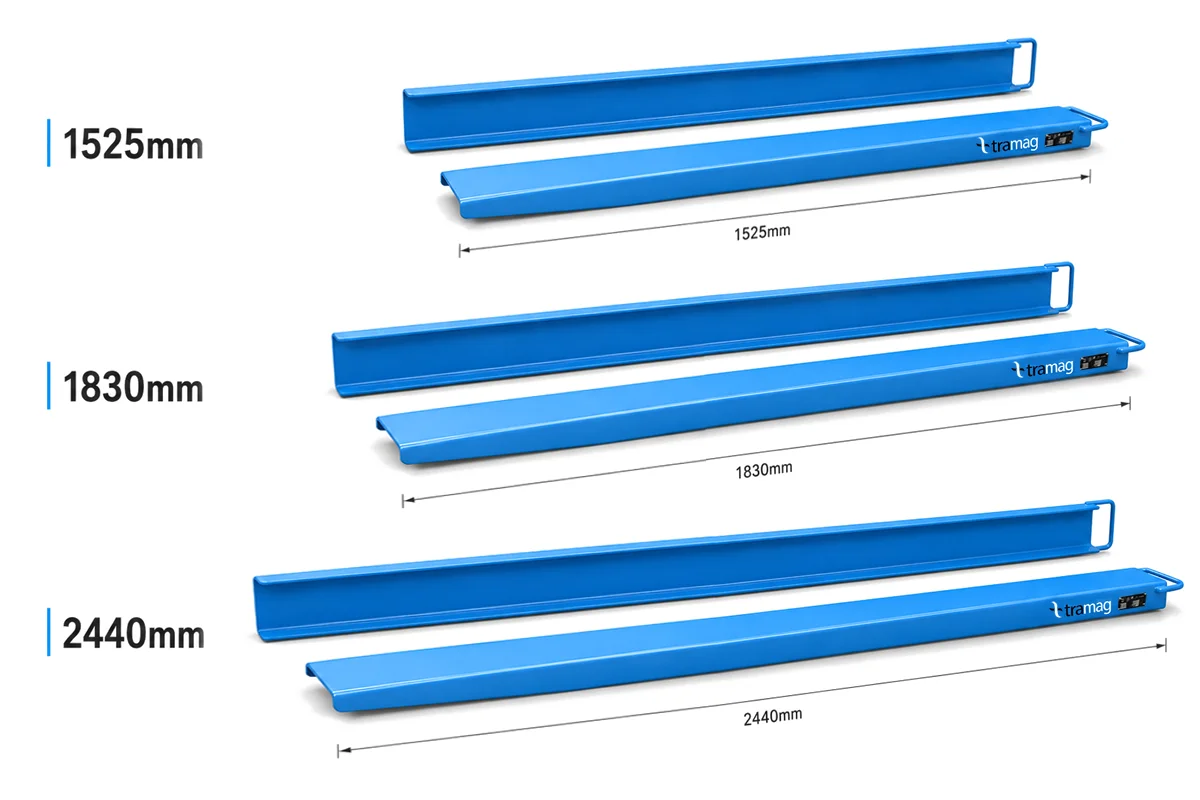 Set open verlenglepels voor heftrucks 1830 mm - Afbeelding 6