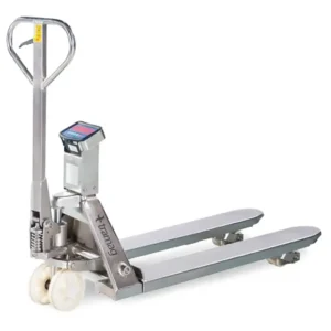 TACSW20S RVS-handpalletwagen met weegsysteem