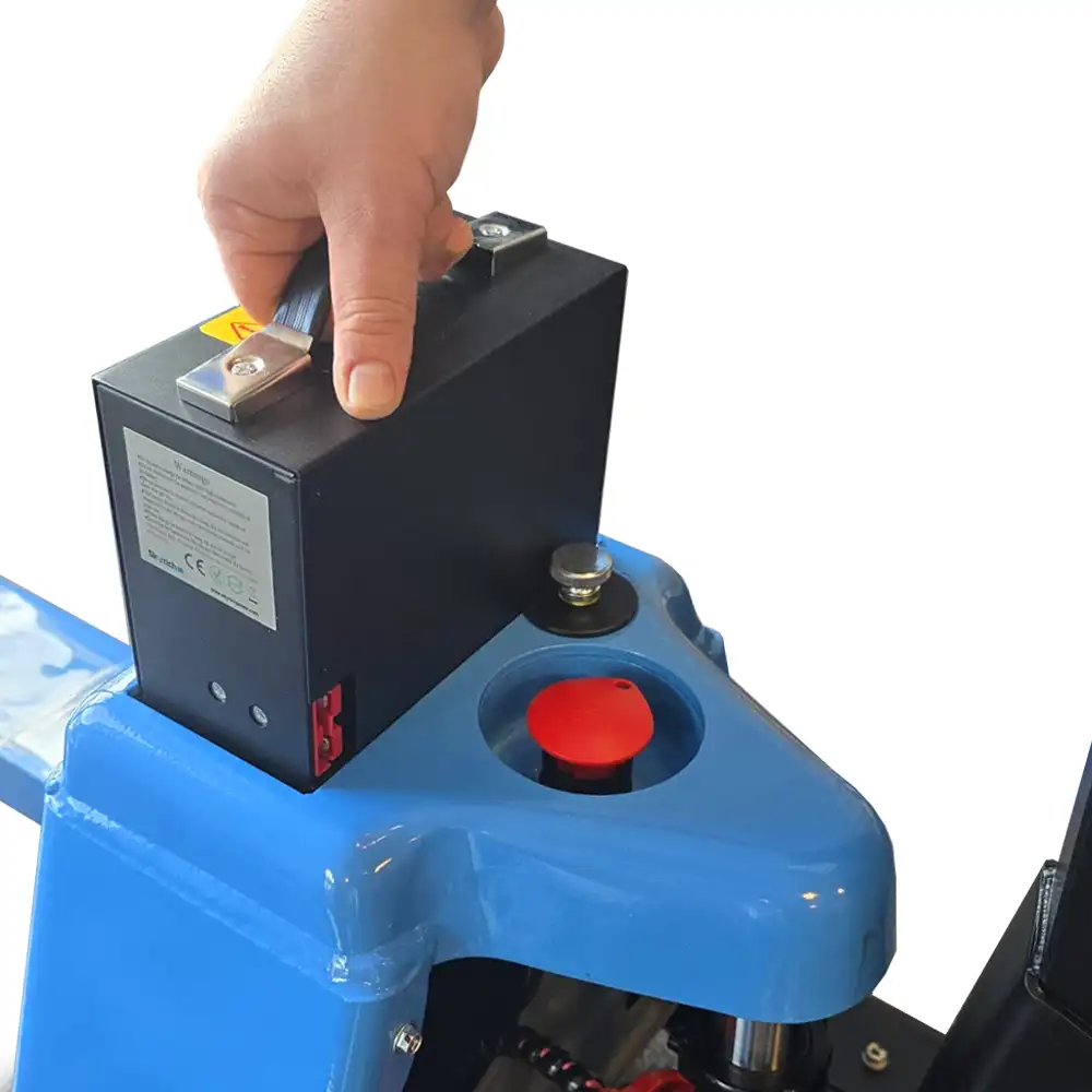 Tramag TPT12L extra lange elektrische palletwagen 1200kg - Afbeelding 3