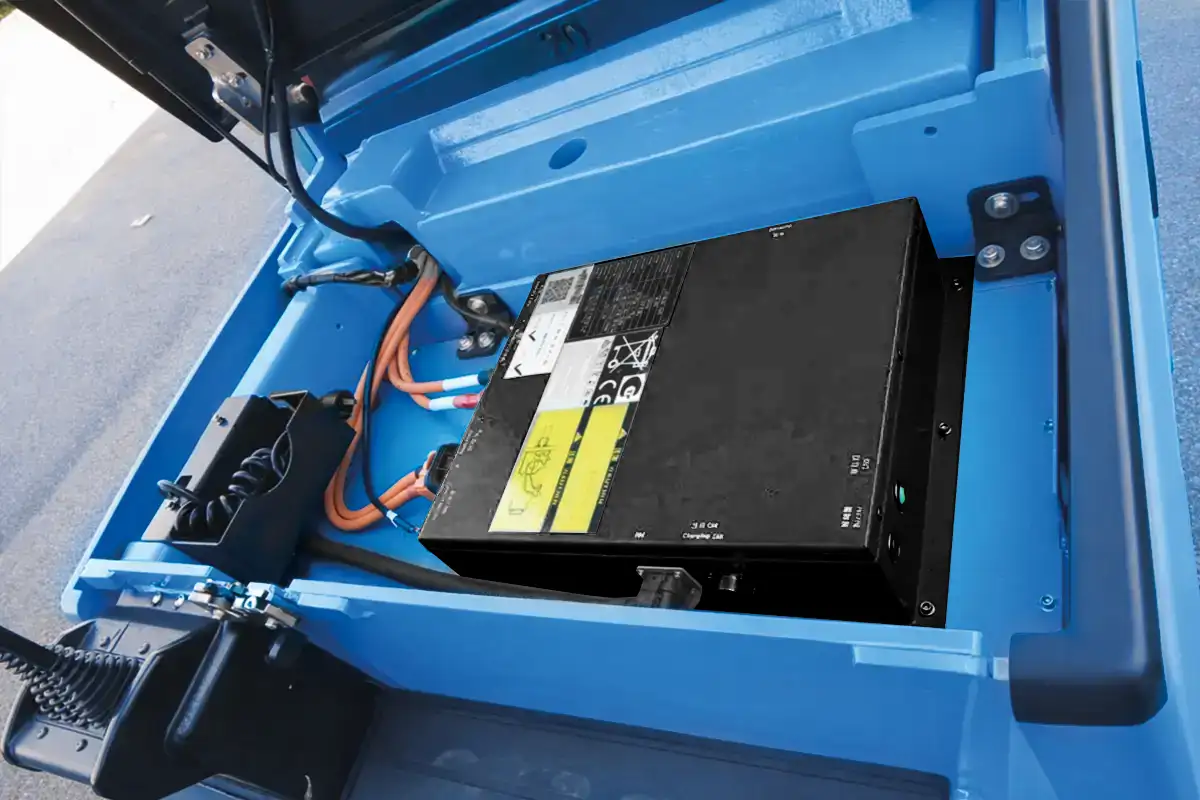 Tramag TF20L elektrische 3-wiel heftruck 2000 kg - Afbeelding 4