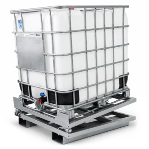 TBTS restvloeistof lediger voor 1000 liter IBC containers